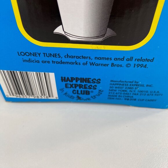 Vintage New Looney Tunes Tweety Cup Caddy 1994 Fun In Your Car Holder Ages 5+ Ha - Picture 5 of 11